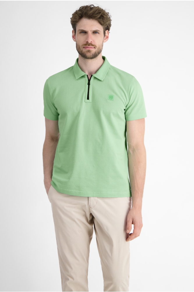 POLO SHIRT MET RITS 2553247 616 LIGHT PEPPE